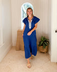 ROSE AND ROSE Deauville Dress French Blue