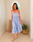 SMOCK LONDON Sullivan Skirt Chambray