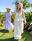 PINK CITY PRINTS Katie Dress Poets Stripe