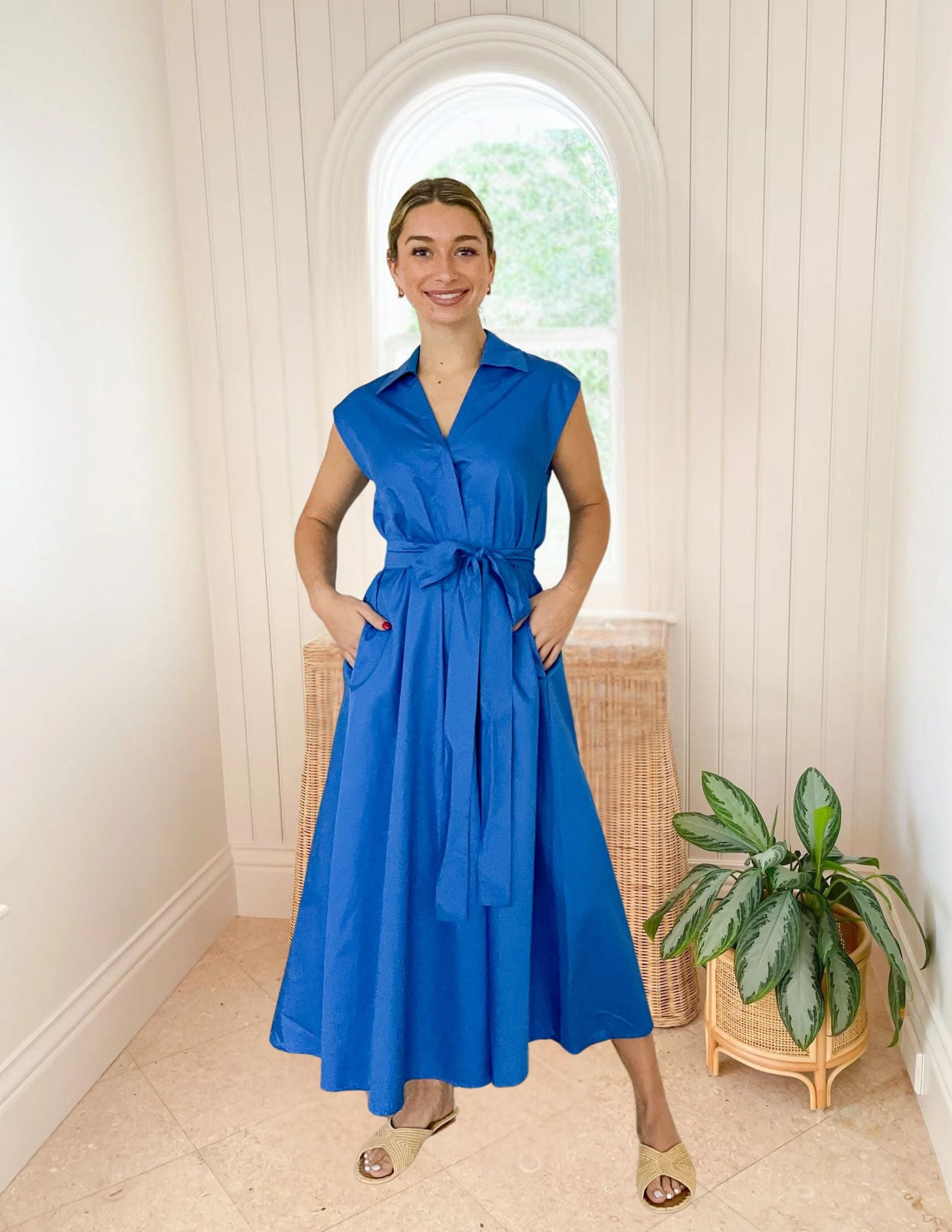 KASIA Nefeli Maxi Dress Blue