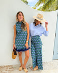 PROSPERINA Carlisle Shift Dress Fan Fete Blue