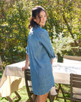 FRANK & EILEEN Mary Shirtdress Distressed Vintage Wash