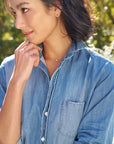 FRANK & EILEEN Mary Shirtdress Distressed Vintage Wash