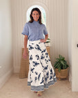 NAVYBLEU Lobster Skirt Navy