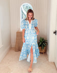 SHERIDAN FRENCH Margot Dress Sky Jardin