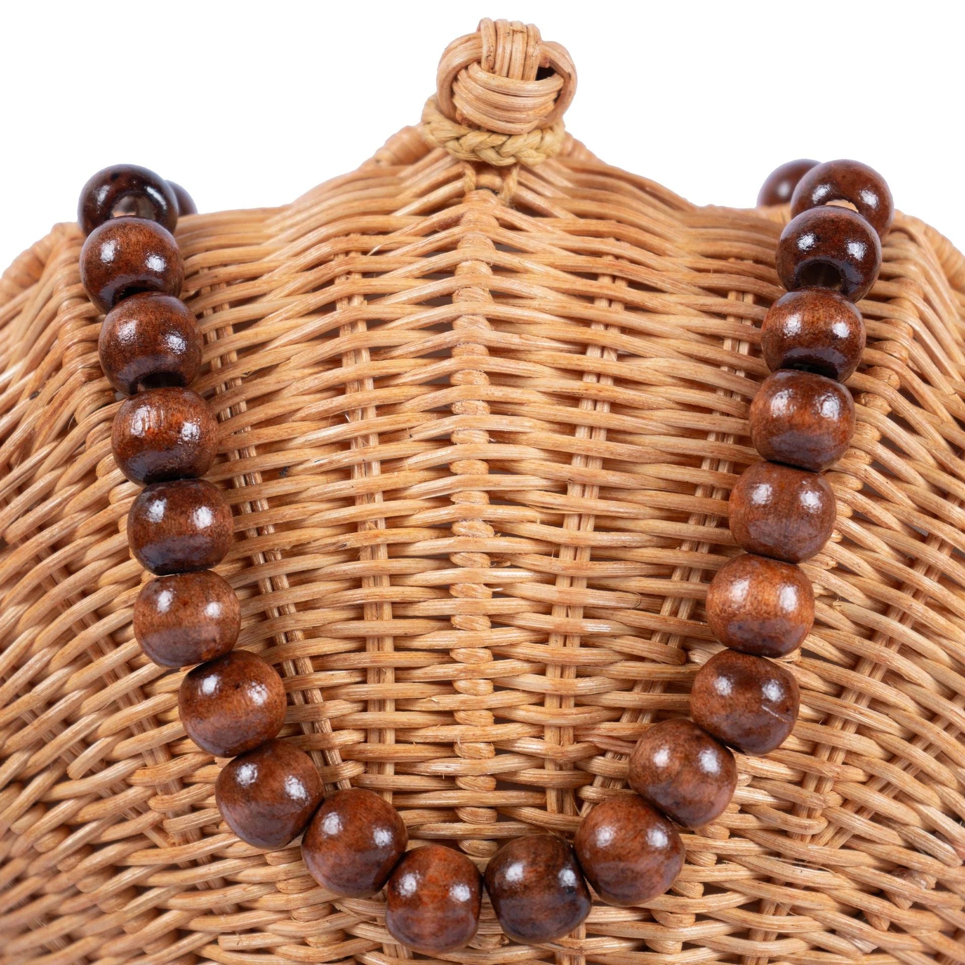 Shelly Woodbead Bag Natural