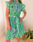 SHERIDAN FRENCH Miller Dress Maritime Songbird