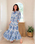 CARA CARA Oscar Top Mod Floral Blue