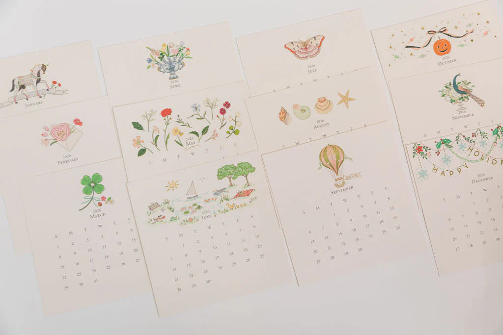 Karen Adams 2026 Classic Calendar Refill