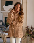 FRANK & EILEEN Cotswolds Cardigan Camel