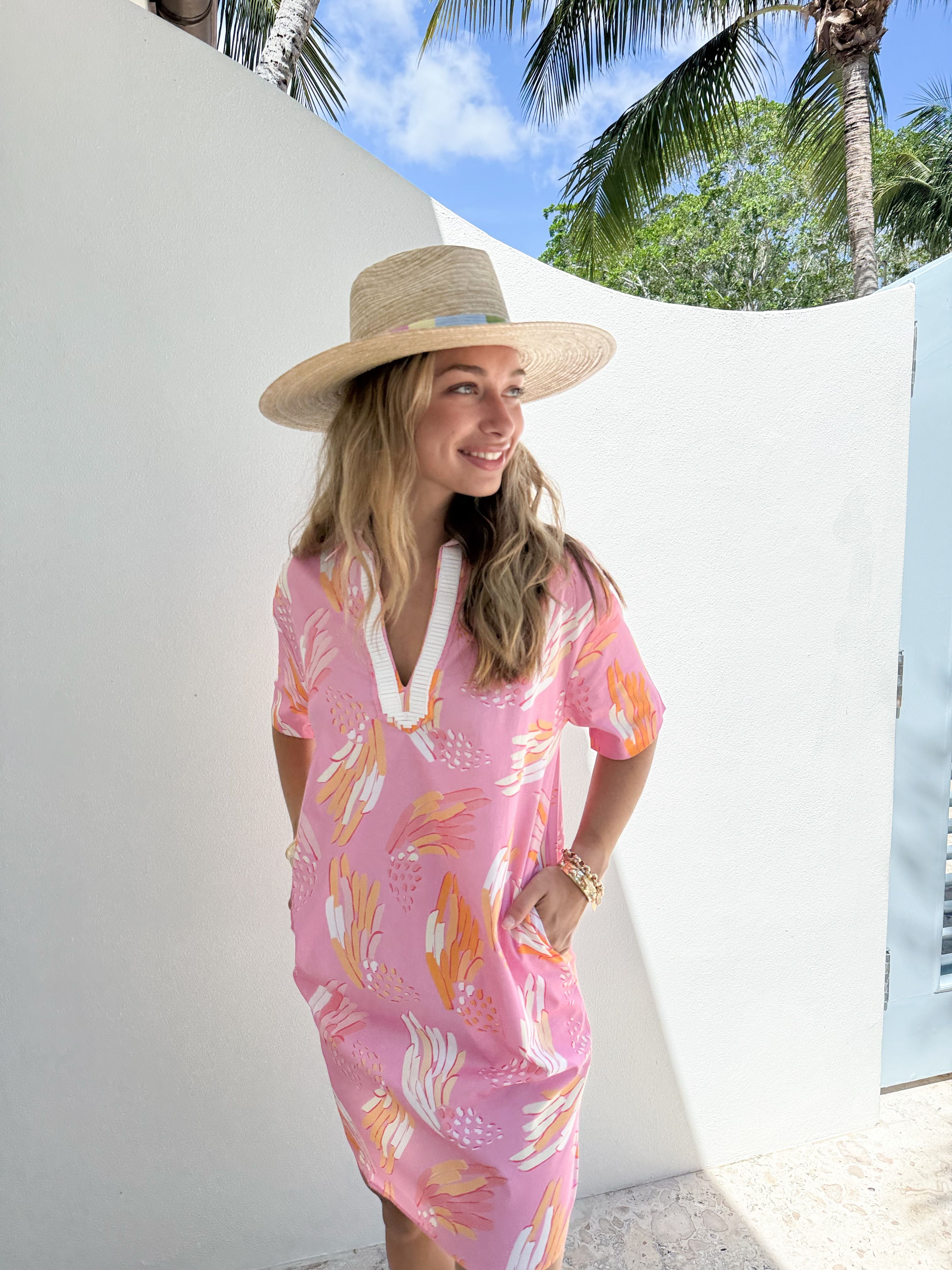 FINAL SALE SHERIDAN FRENCH Rhodes Dress Peony Wings