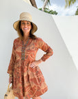 SHERIDAN FRENCH Abigail Dress Pecan Lynx