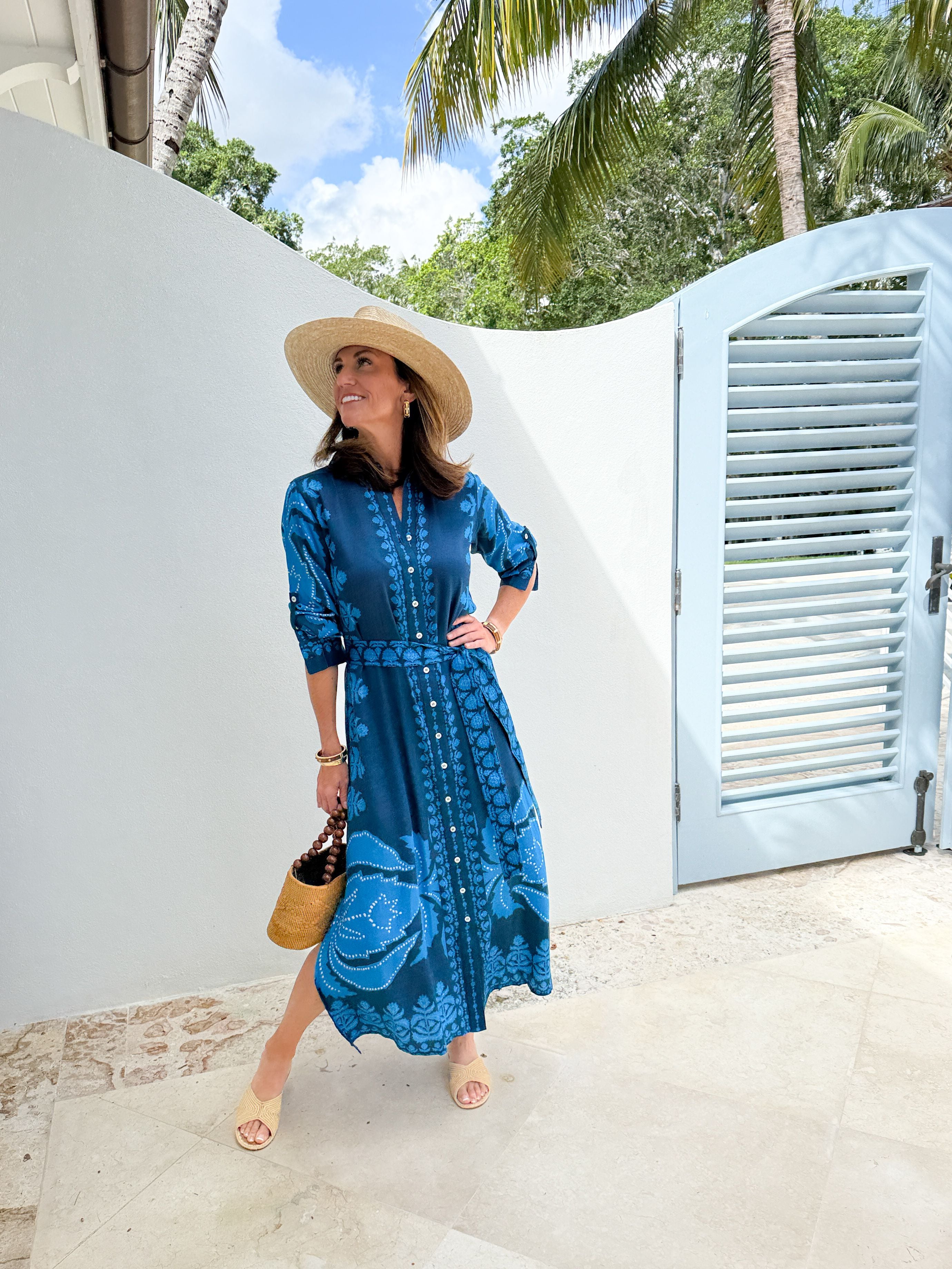 OMIKA Emma Maxi Dress Nikita Atlantic