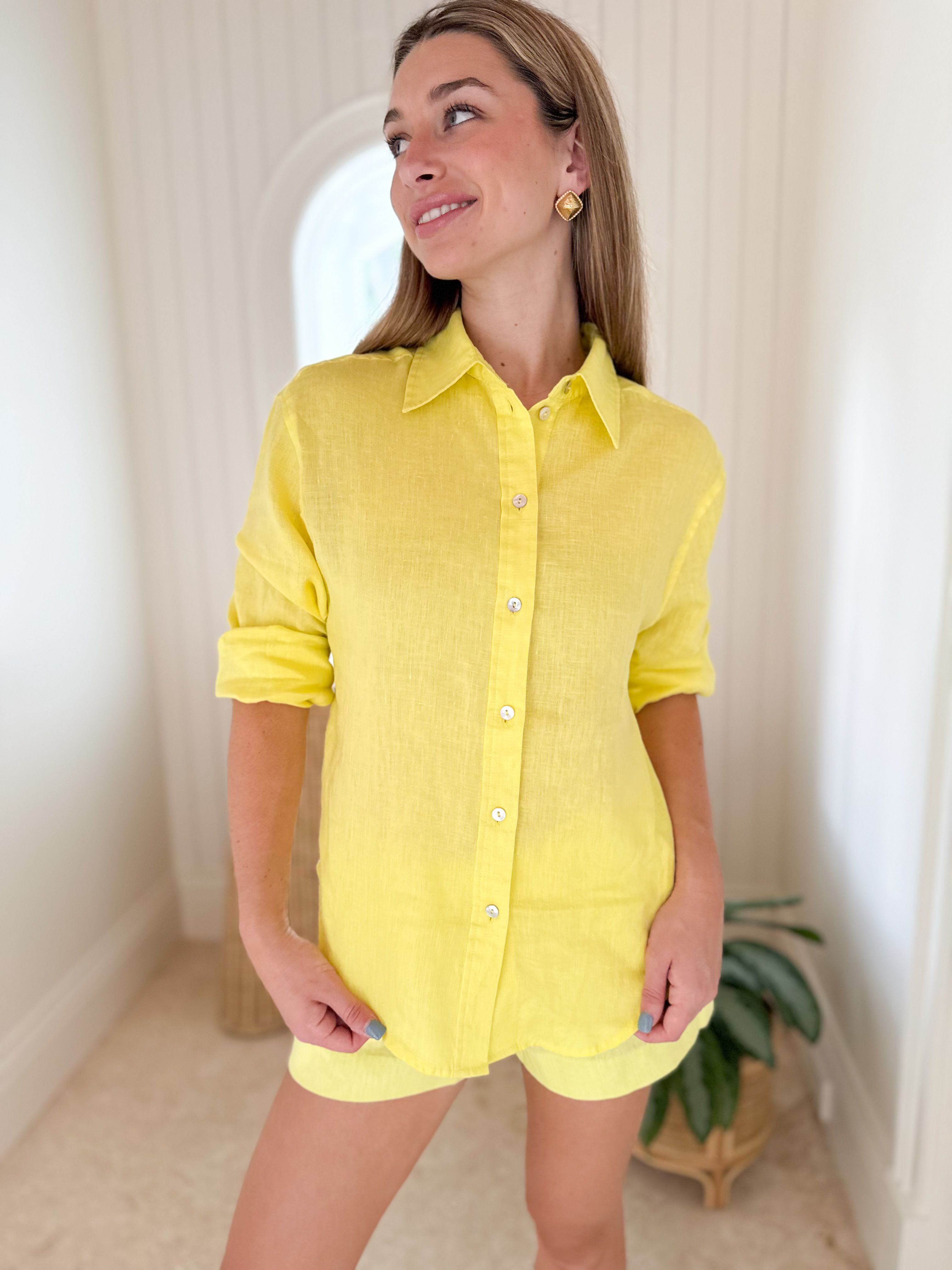 FINAL SALE HIHO Annie Shirt Evening Primrose