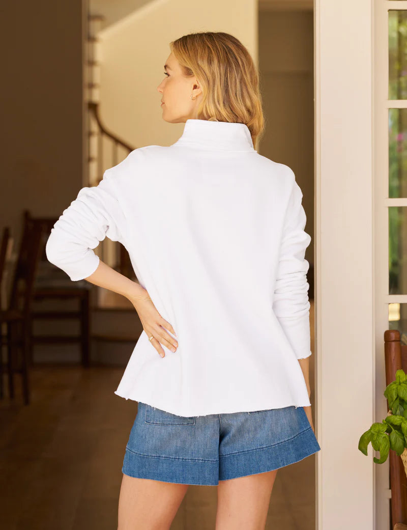 FRANK & EILEEN Patrick Popover White Fleece