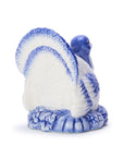 Blue & White Turkey Candle Holders-Set/2