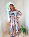 FINAL SALE MISA Telka Top San Miguel Stripe
