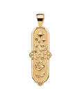 JANE WIN JOY Camelia Dogtag Pendant w/ 18-20" Adjustable Chain