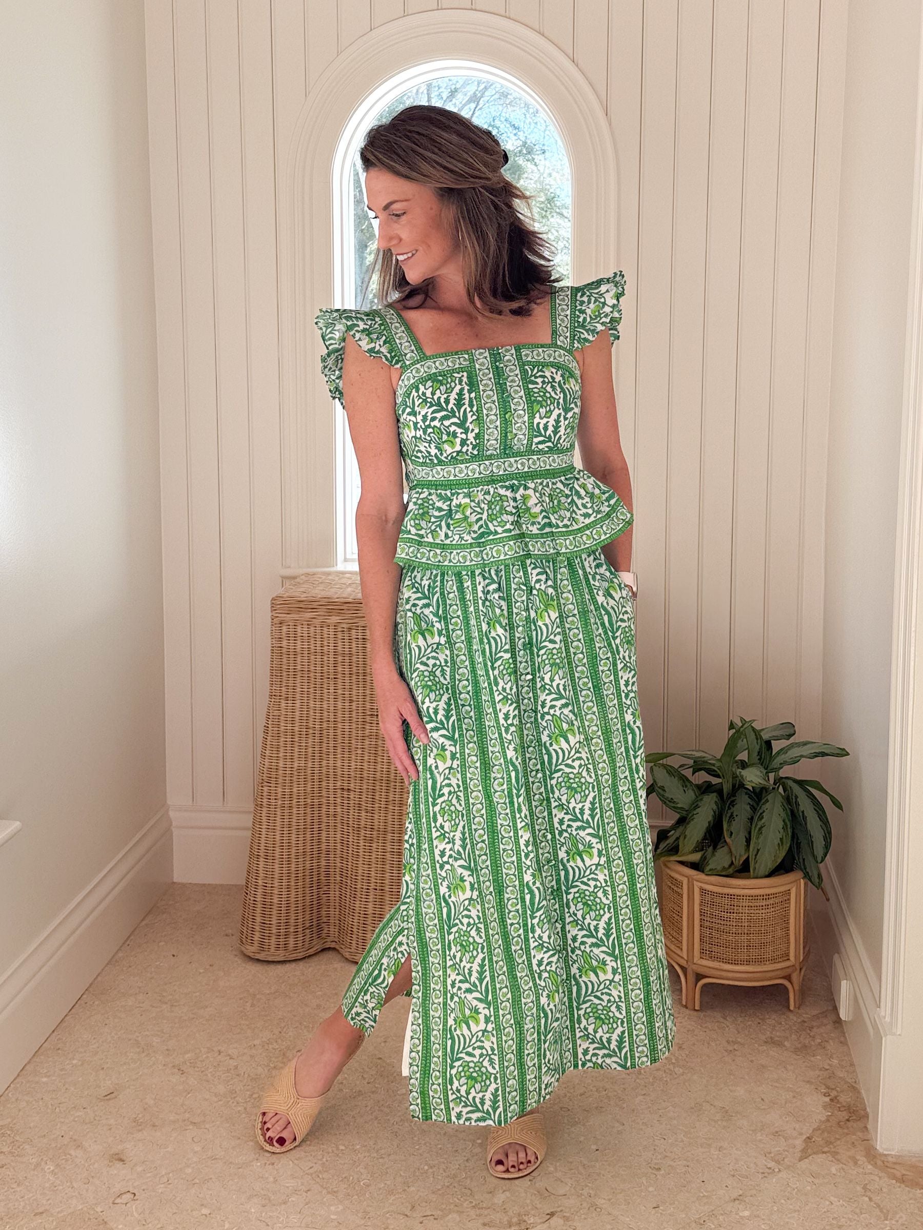 PINK CITY PRINTS Immy Skirt Verdant Botanics – Matilda's Life Style