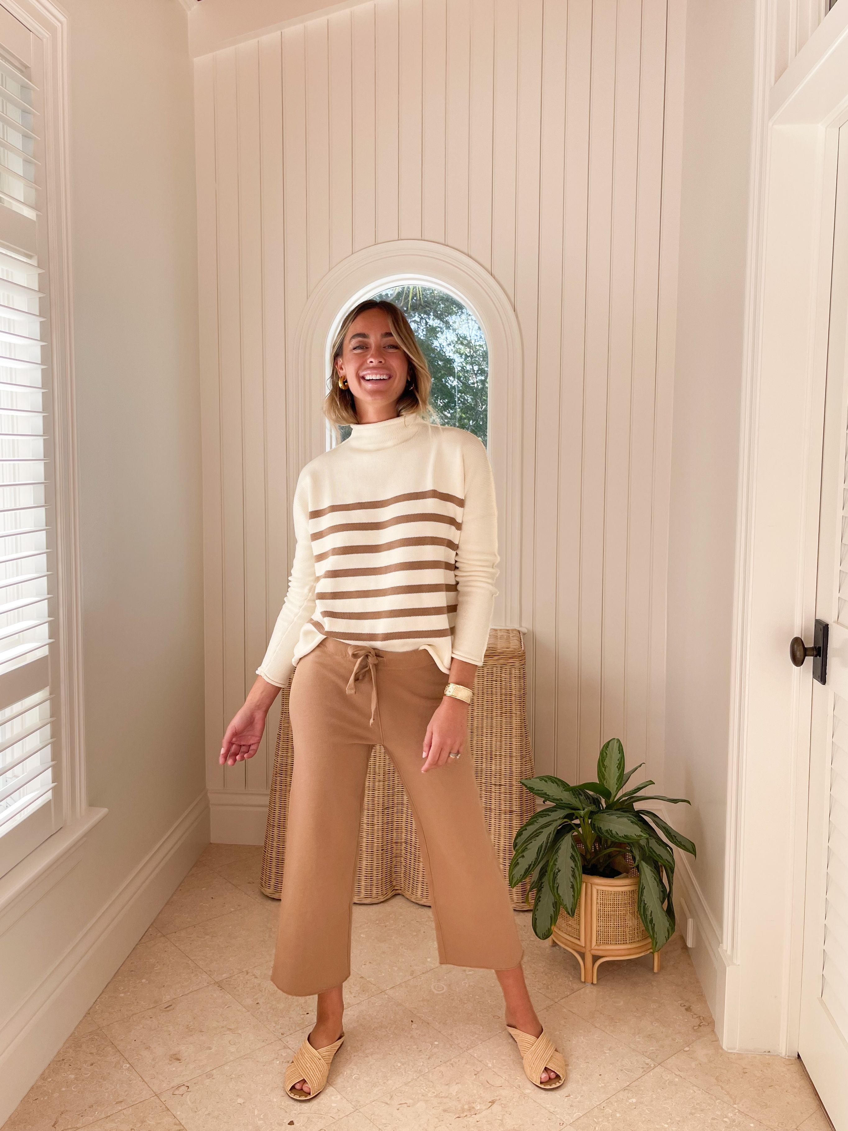 FRANK & EILEEN Catherine Sweatpant Camel
