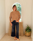 FRANK & EILEEN Montecito Sweater Camel