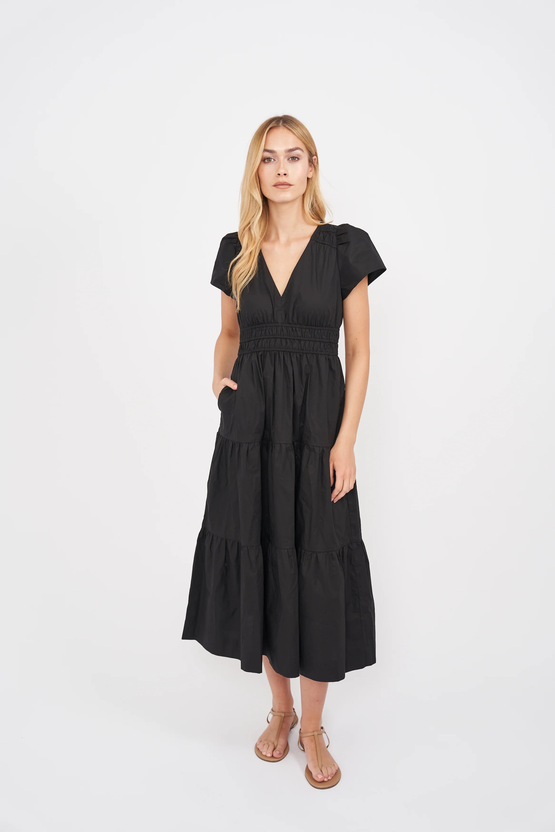 FINAL SALE MAREA Annabelle Dress Bonita Black – Matilda's Life Style