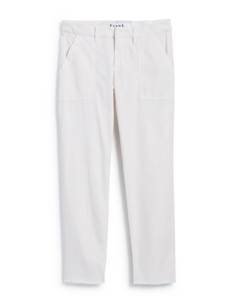 FINAL SALE FRANK & EILEEN Blackrock Utility Pant Chalk