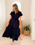 CARYN LAWN Gayle Dress Navy
