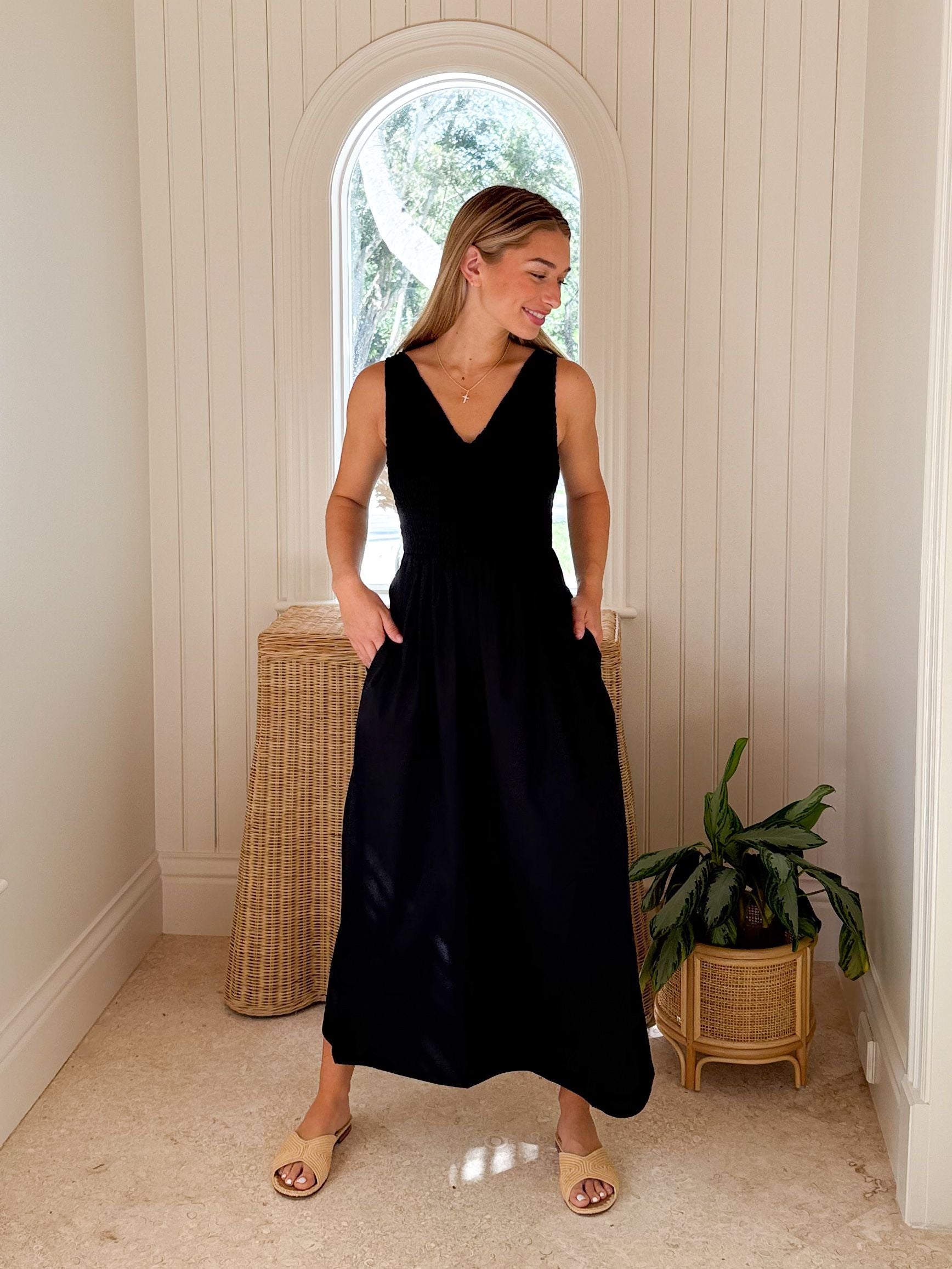 marea maxi dress MAREA Cora Dress Bonita Black