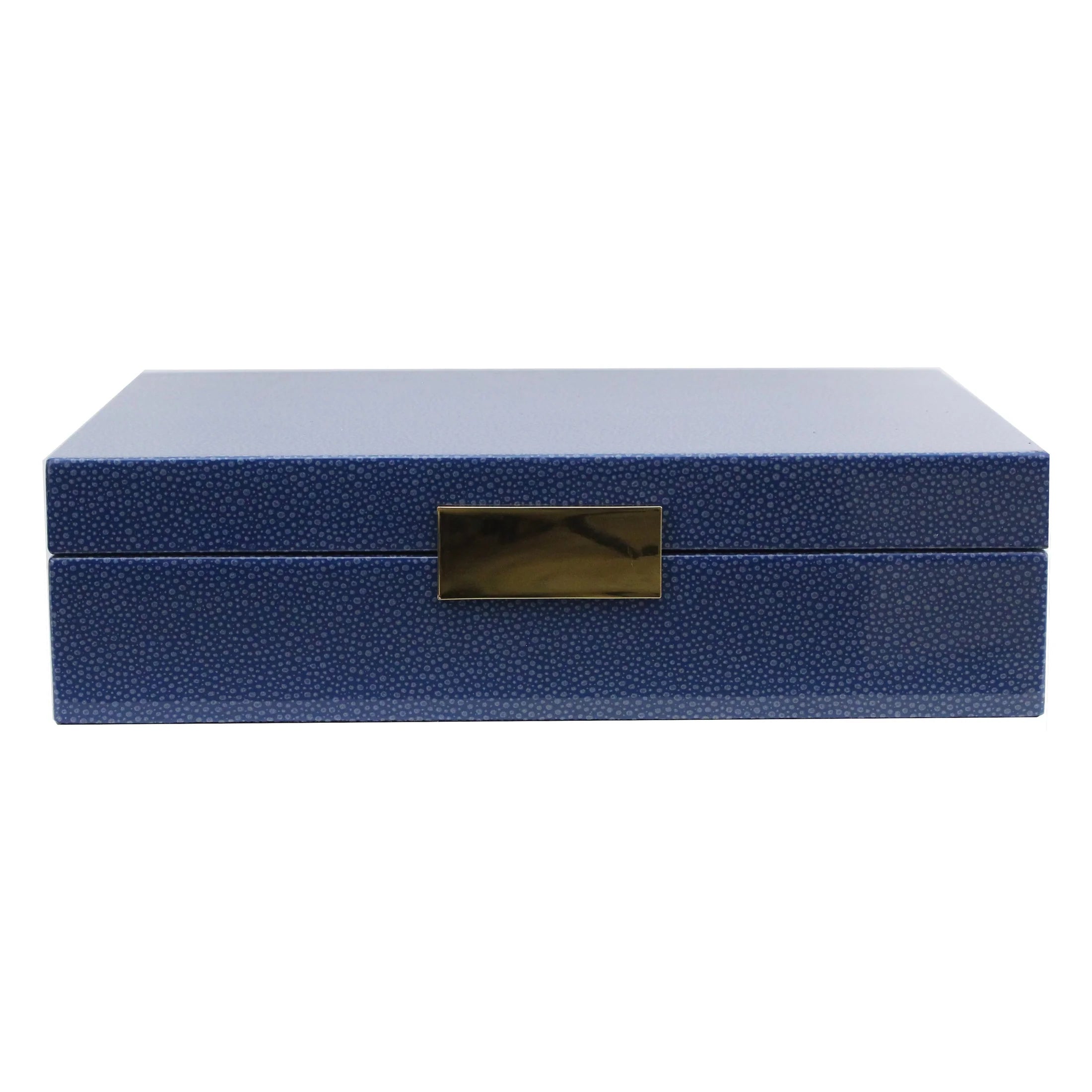 ADDISON ROSS Blue Shagreen Gold Box