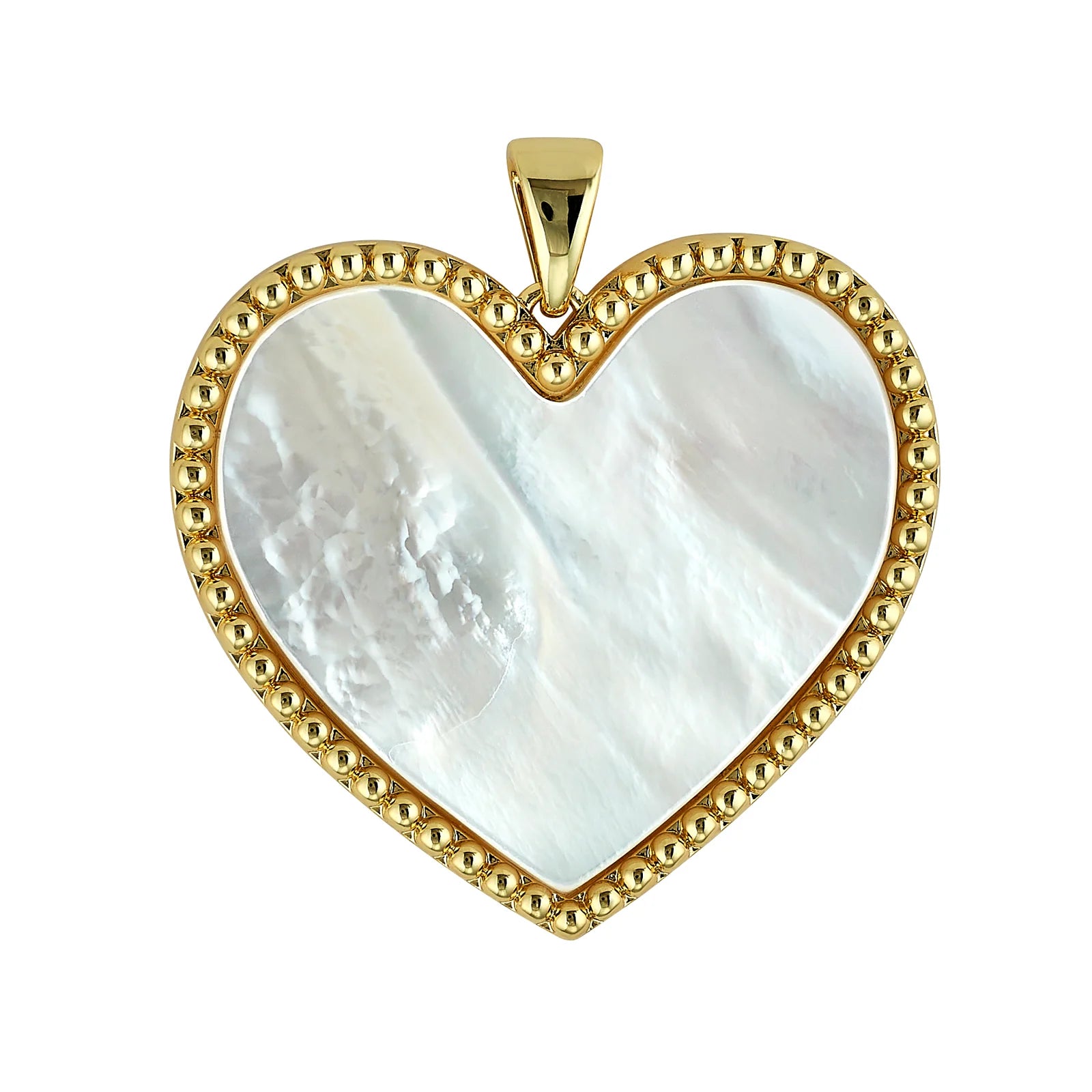 ASHA Beaded Heart Pendant