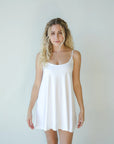 BOOB-EEZ Betty Slip Dress White