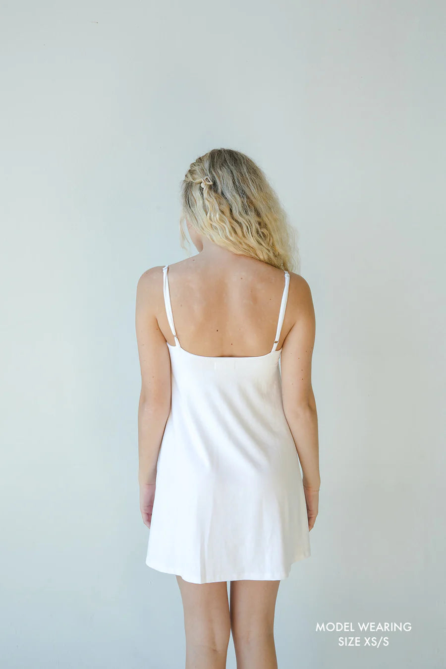 BOOB-EEZ Betty Slip Dress White