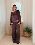 OMIKA Peyton Blouse Solid Ganache