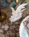Brown Regal Peacock Placemat-Set/18