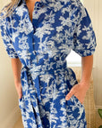 LOLA AUSTRALIA Stevie Shirtdress Palmini French Blue
