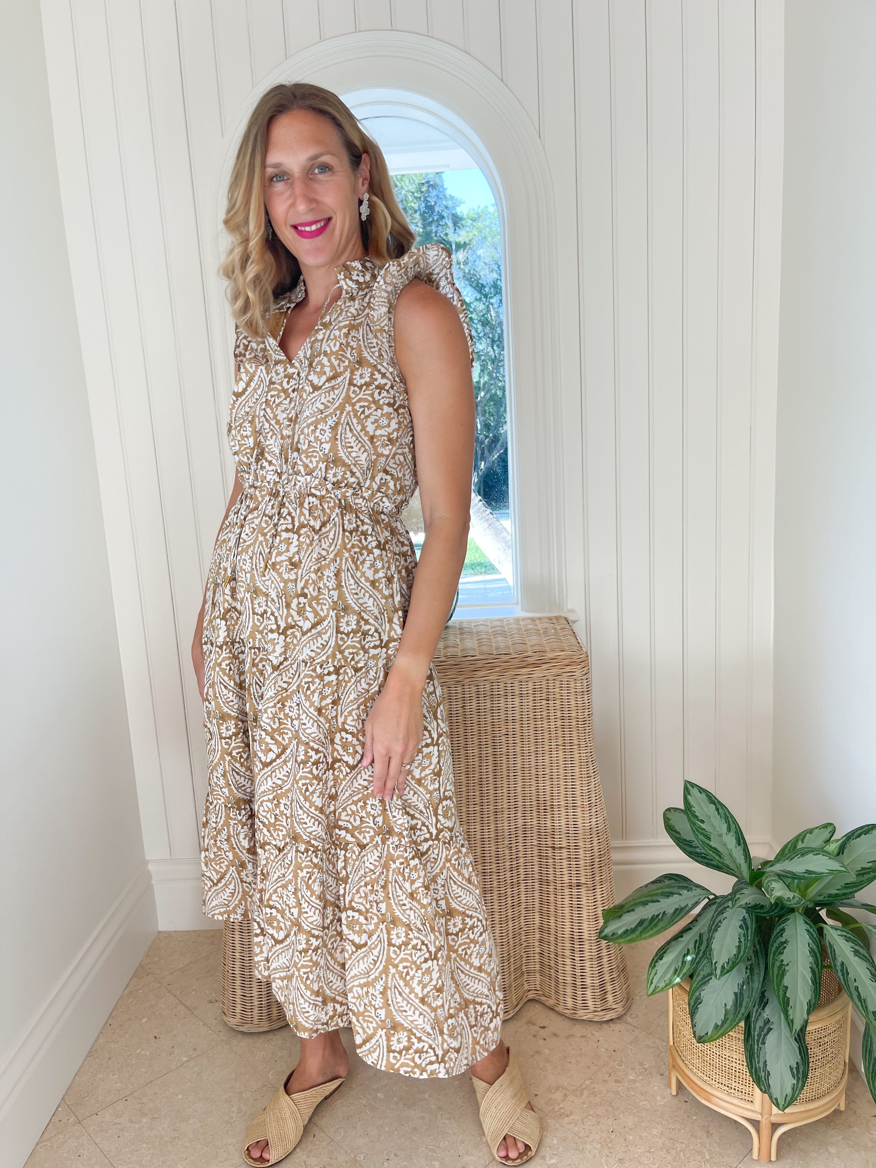 FINAL SALE MAREA Aurelie Dress Limoges Tinsel – Matilda's Life Style