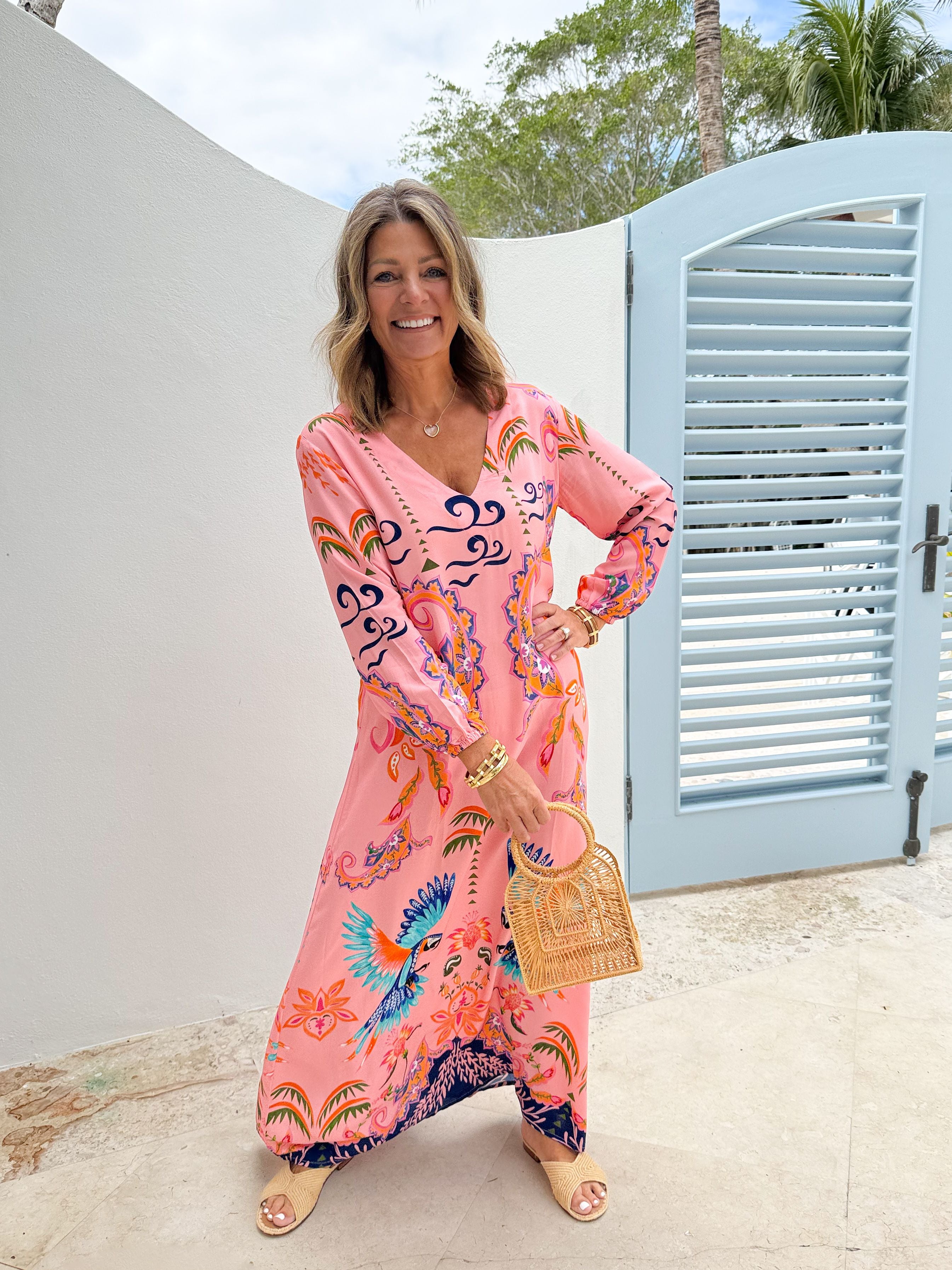 WALKER & WADE Maxine Dress Pink Parrot – Matilda's Life Style