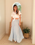 LLEA BLUE Zoey Skirt Chambray
