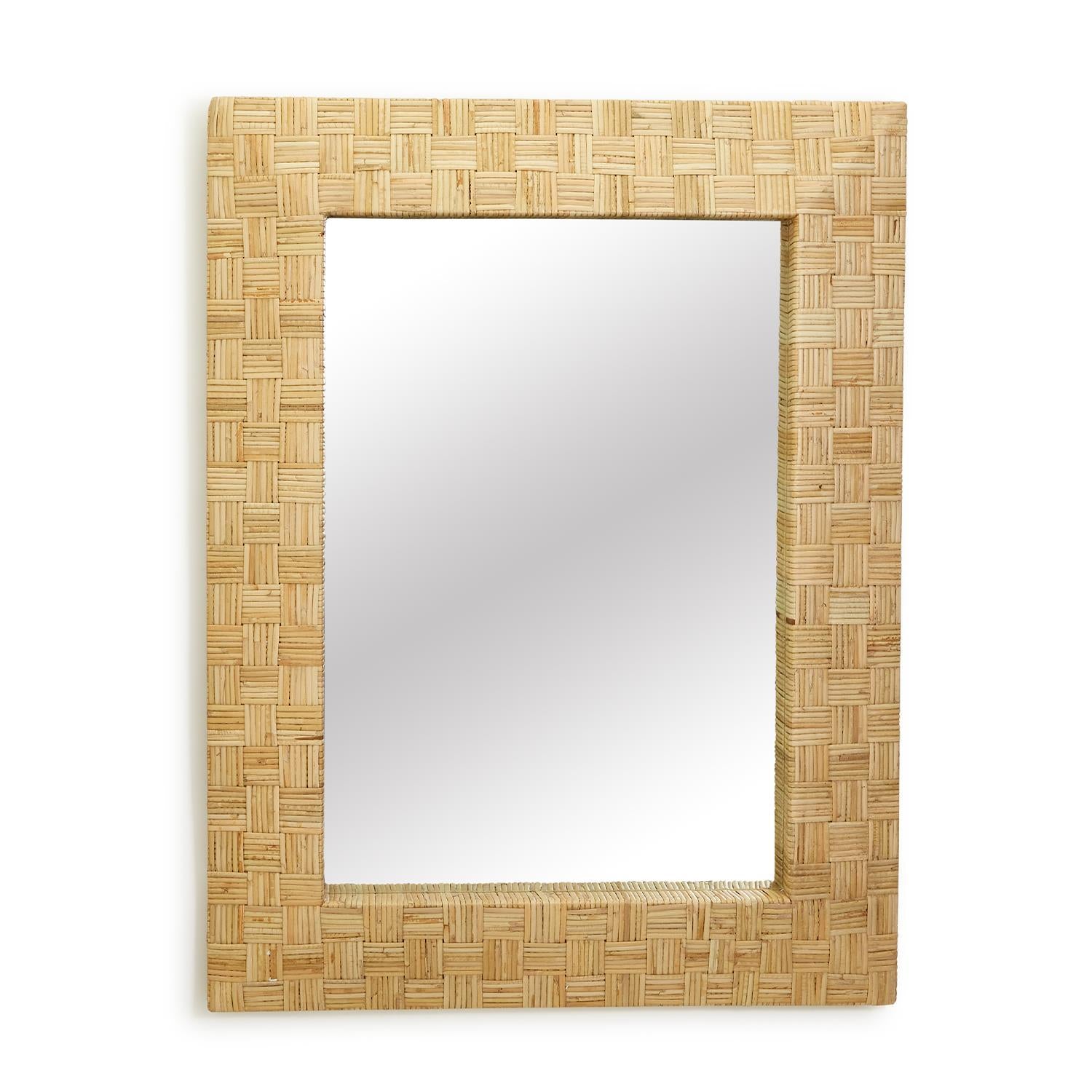 Amanyara Hand Woven Rectangle Mirror