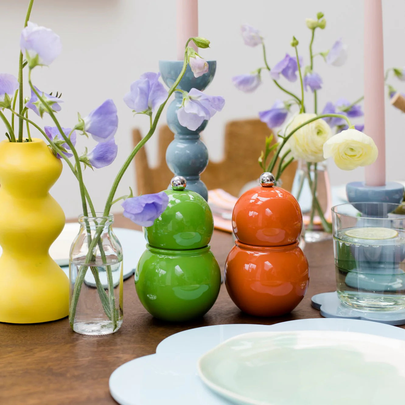 ADDISON ROSS Chubbie Salt Pepper Mill Leaf