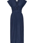 FINAL SALE MISA Claudine Dress Midnight Blue Poplin