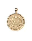 JANE WIN Courage Year of the Horse Original Coin on Drawn Link Chain