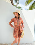 SHERIDAN FRENCH Abigail Dress Pecan Lynx