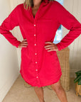 FRANK & EILEEN Mary Shirtdress Saffron