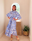 SHERIDAN FRENCH The Every Body Dress Navy Jardin