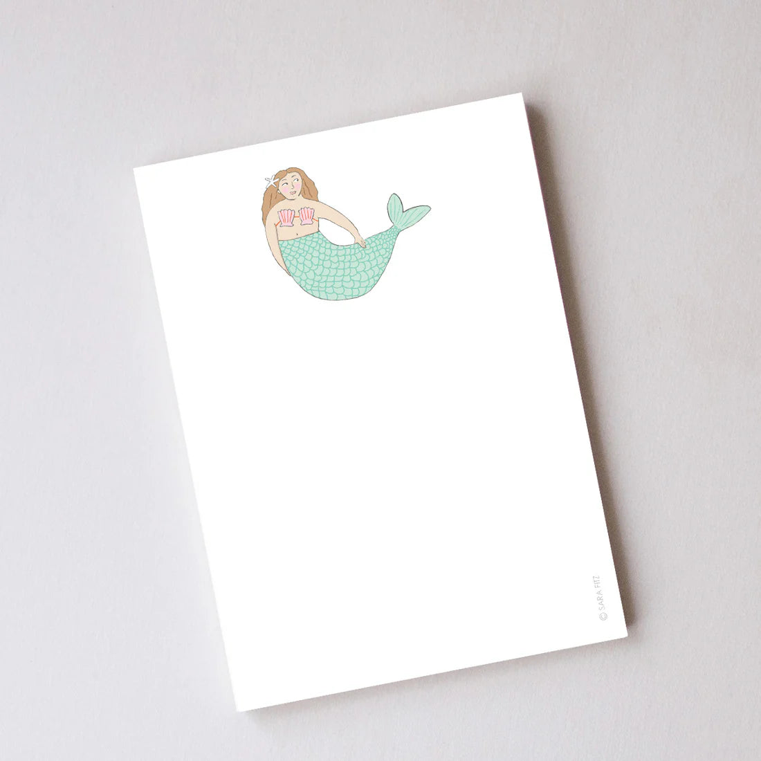 SARA FITZ Mermaid Notepad
