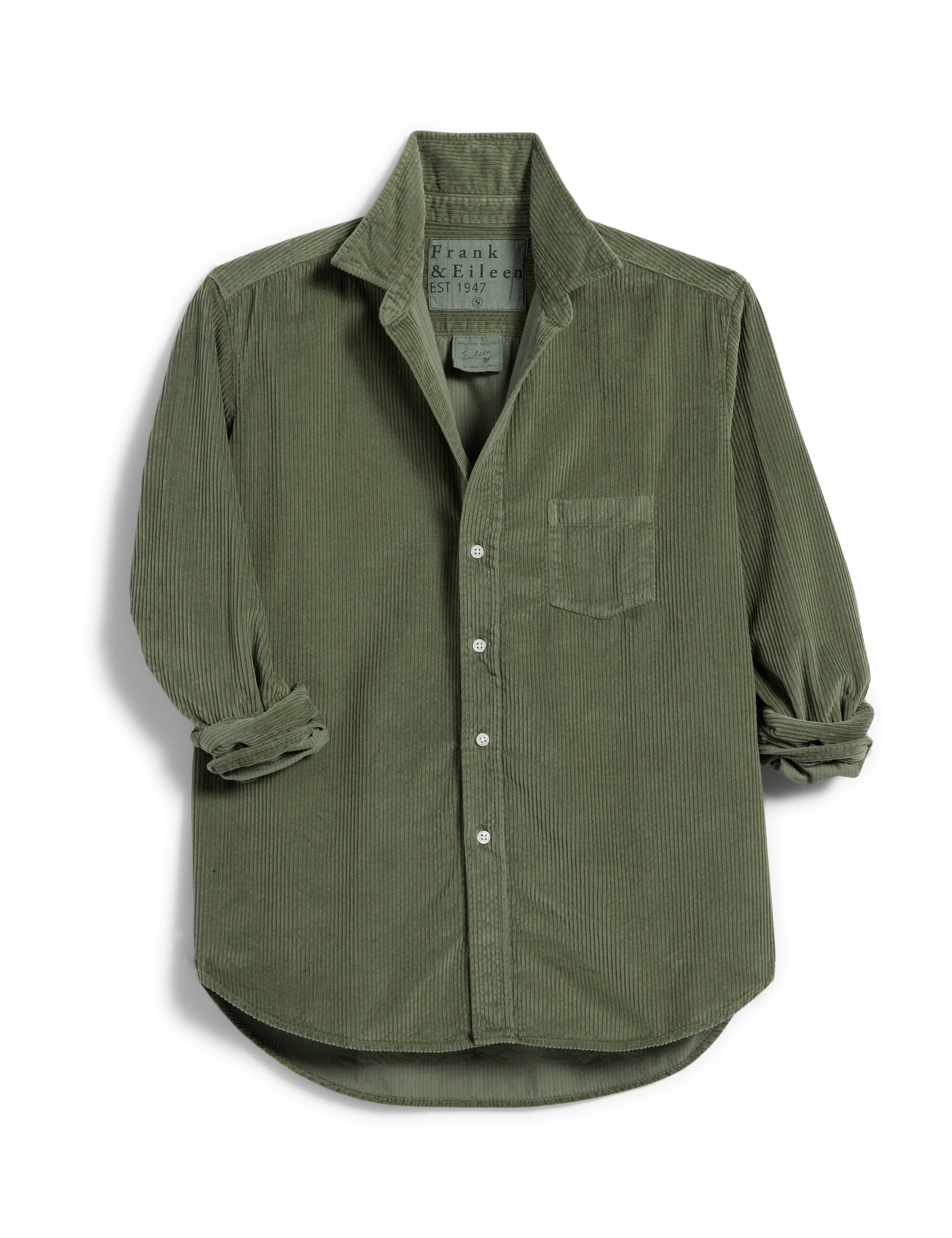 FINAL SALE FRANK & EILEEN Eileen Button Up Shirt Forest
