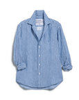 FRANK & EILEEN Eileen Button Up Blue/Navy Stripe