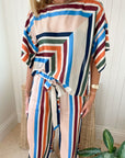 FINAL SALE MISA Telka Top San Miguel Stripe